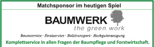 Matchsponsor Baumwerk Vorchdorf