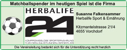 Matchballsponsor Herba Life 24