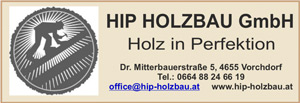 Matchballsponsor Hipp Holzbau, Vorchdorf