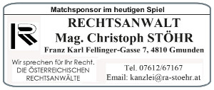 Matchsponsor RA Mag. Christoph Stöhr