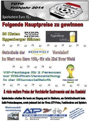 Gewinnspiel Askö Vorchdorf Frühjahr 2014