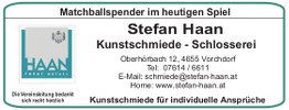 Matchballsponsor Stefan Haan