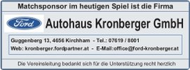 Matchsponsor Autohaus Kronberger